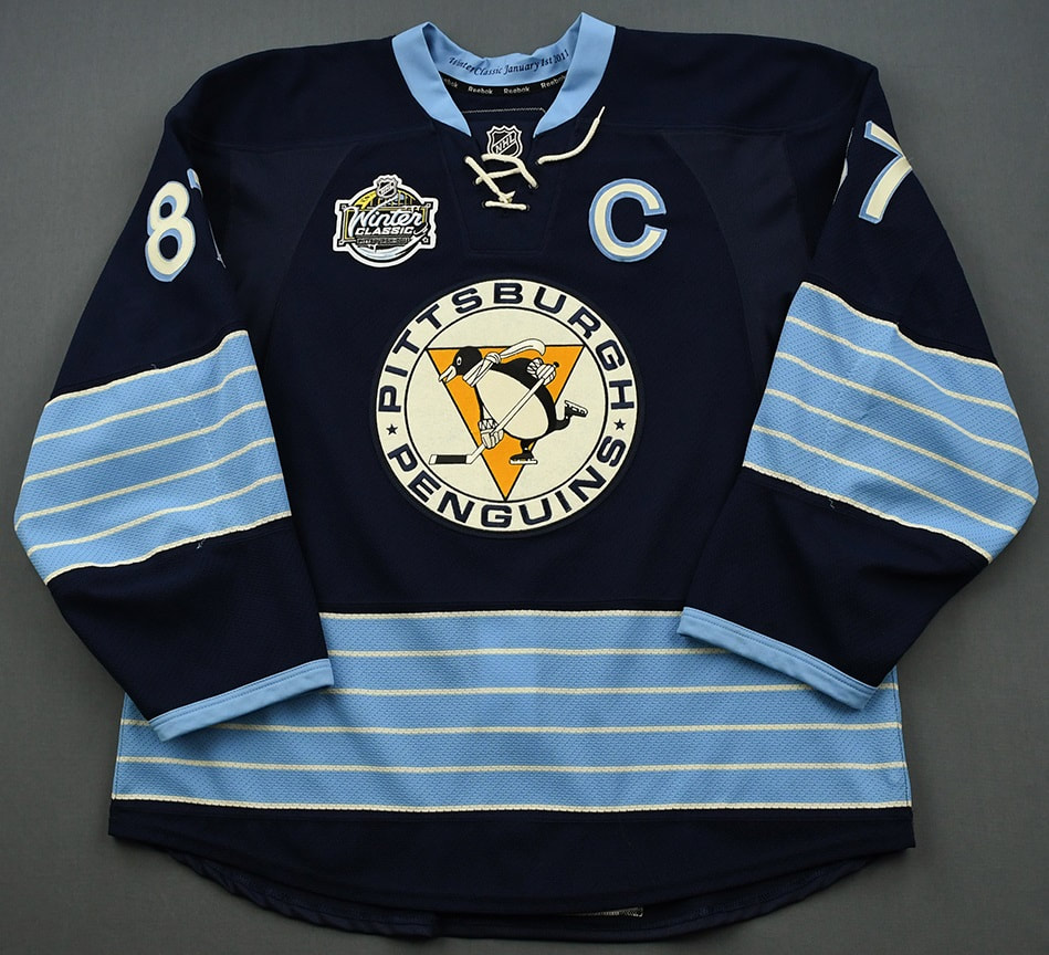 Sydney Crosby. Pittsburgh Penguins. Blue and White (Winter Classic