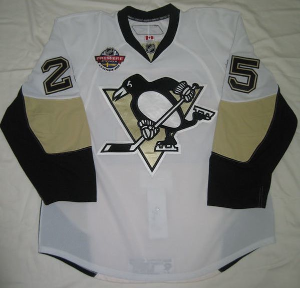 2008-09 Pittsburgh Penguins Alternate Set Game Worn Jerseys 